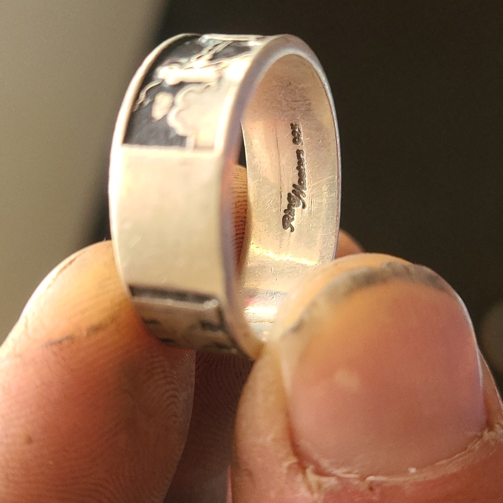 Silver ring - Picture 5 of 5